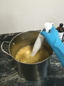 mixing soap