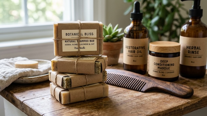 stacked shampoo bars