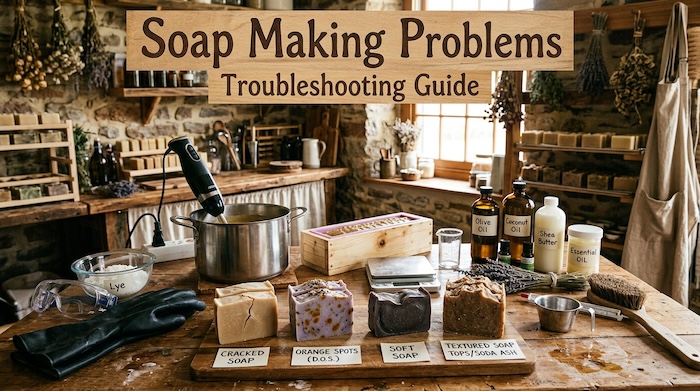 soap making problems when making handmade soap