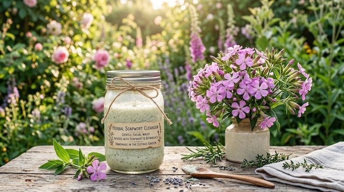 soapwort cleaner in jar