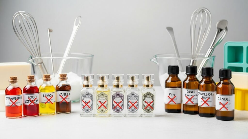 What not to scent soap with