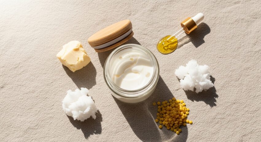 Learn how to make natural baby lotion