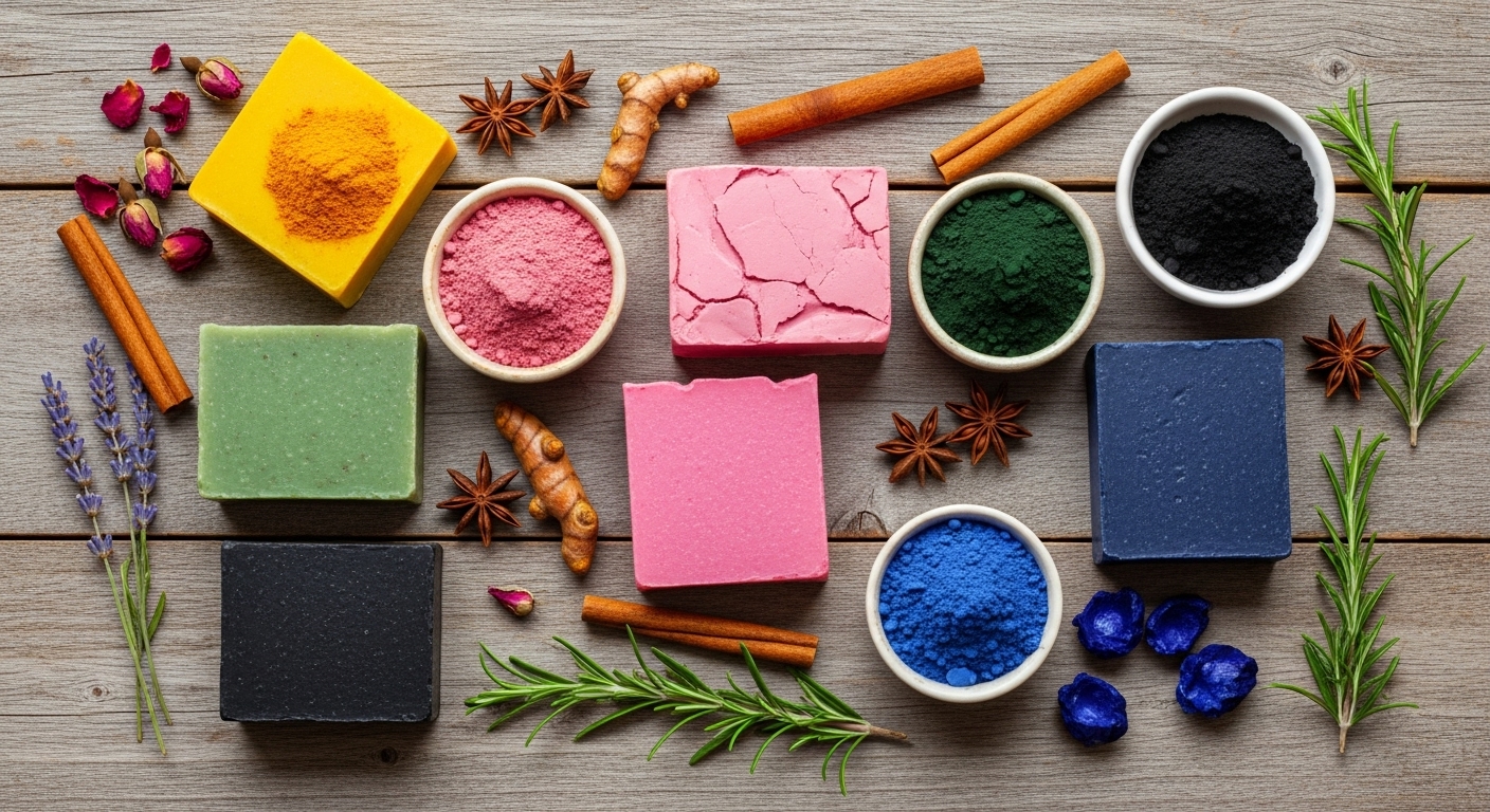 Natural Soap Colorants: Beautiful Botanical & Clay Colors for Soap