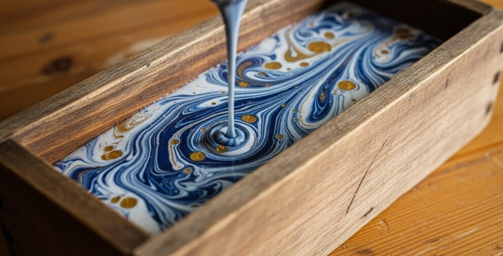 Soap Swirl - in the pot swirl